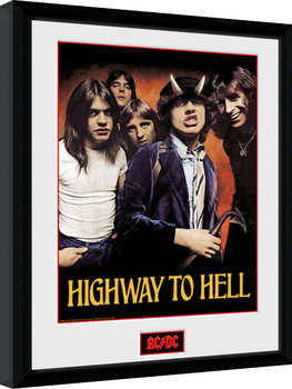 Framed poster AC/DC - Highway to Hell