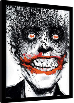 Framed poster DC Comics - Joker Bats