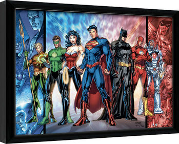Framed poster DC Comics - Justice League United