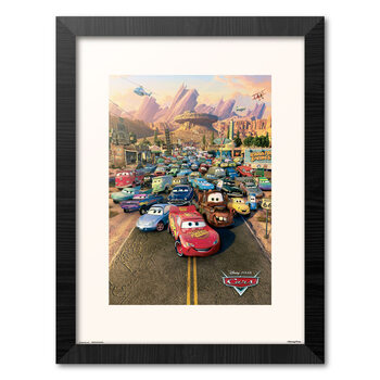 Framed poster Disney - Cars
