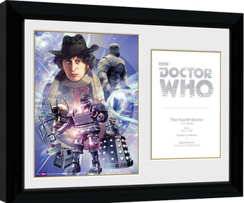 Doctor Who - 4th Doctor Tom Baker Framed poster