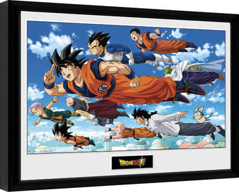 Framed poster Dragon Ball - Flying