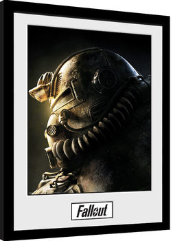 Framed poster Fallout 76 - T51b
