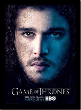 GAME OF THRONES 3 - jon Framed poster