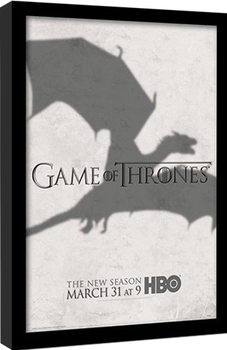 GAME OF THRONES 3 - shadow Framed poster