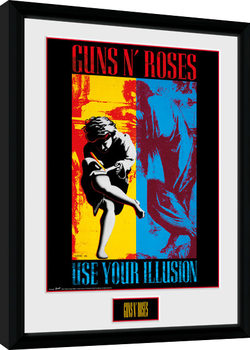 Framed poster Guns N Roses - Illusion