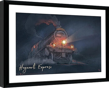 Framed poster Harry Potter - Hogwarts Express