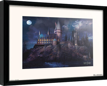 Framed poster Harry Potter - Hogwarts