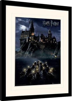 Framed poster Harry Potter - Hogwarts School