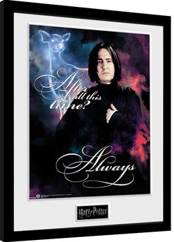 Framed poster Harry Potter - Snape Always