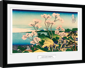Hokusai - Goten Yama Hill Framed poster