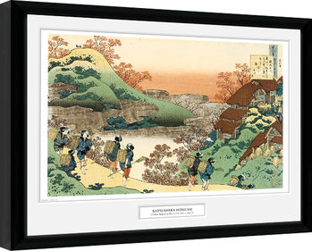 Hokusai - Women Returning Home Framed poster