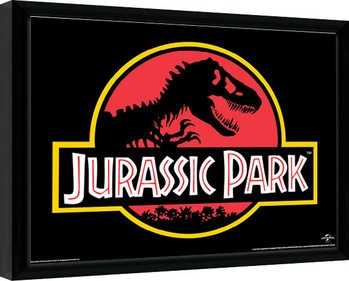 Framed poster Jurassic Park - Classic Logo