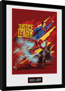 Justice League Movie - Trio Framed poster