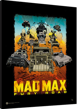 Framed poster Mad Max: Fury Road - Warner 100th