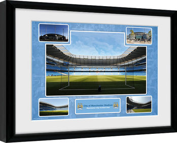 Framed poster Manchester City - Stadium