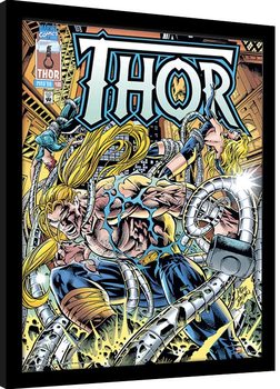 Framed poster Marvel Comics - Thor Tentacles