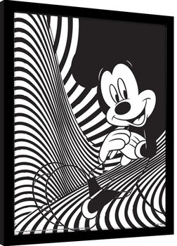 Framed poster Mickey Mouse - Linear