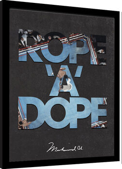 Framed poster Muhammad Ali - Rope A Dope
