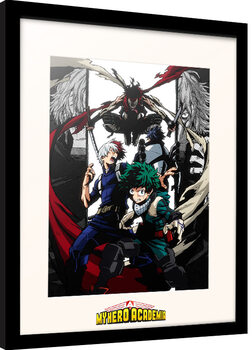 Framed poster My Hero Academia - Second Season