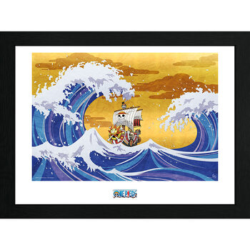 Framed poster One Piece - Thousand Sunny