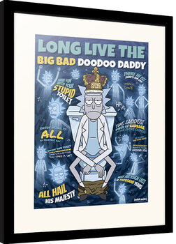 Framed poster Rick and Morty - Doodoo Daddy
