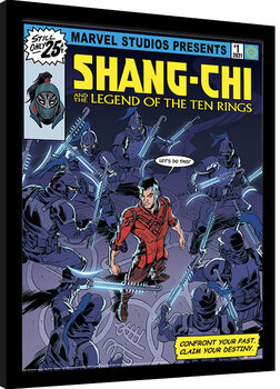 Framed poster Shang Chi and Legend of the Ten Rings - Comic Cover