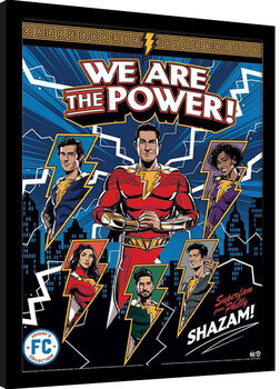 Framed poster Shazam! Fury of the Gods - We Are The Power!