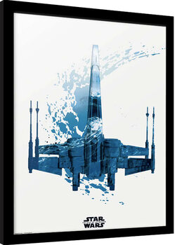 Framed poster Star Wars: Episode IX - The Rise of Skywalker - X-Wing