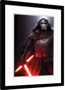Framed poster Star Wars Episode VII: The Force Awakens - Kylo Ren Stance