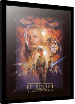 Framed poster Star Wars: Epizode I - The Phantom Menace