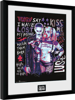 Suicide Squad - Joker & Harley Quinn Framed poster