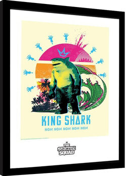 Framed poster Suicide Squad - King Shark