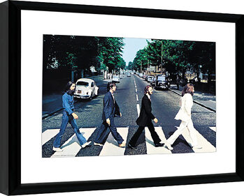 Framed poster The Beatles - Abbey Road