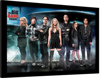 The Big Bang Theory - UFO Framed poster