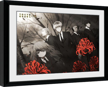 Framed poster Tokyo Ghoul: Re - Red Flowers