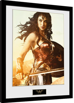 Framed poster Wonder Woman - Sword