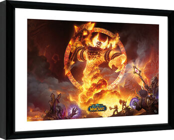 Framed poster World of Warcraft - Ragnaros