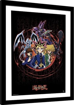 Framed poster Yu-Gi-Oh! - Joey Kaiba