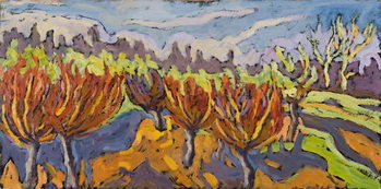 Slika na platnu Dancing Willows, 2007