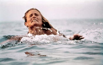 Slika na platnu Jaws by Steven Spielberg, 1975