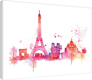 Slika na platnu Summer Thornton - Paris Skyline