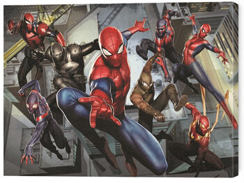 Slika na platnu Spider-Man - Evolution Skyline