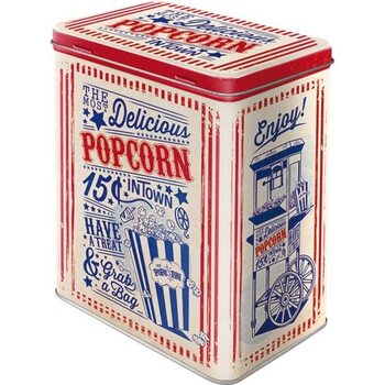 Plechová konzerva Popcorn