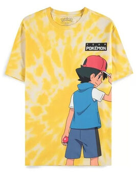 T-paita Pokemon - Ash and Pikachu
