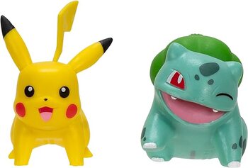 Figurine Pokemon - Bulbasaur & Pikachu
