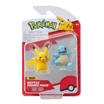 Figurine Pokemon - Squirtle & Pikachu