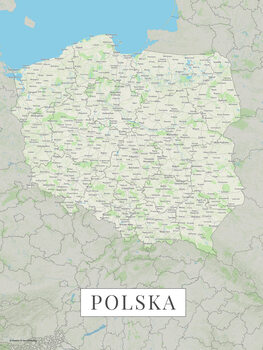 Принти на полотні Poland color