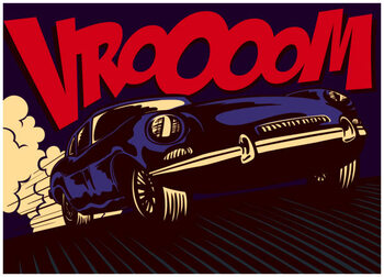 Μπλουζάκι Pop art comic book style fast