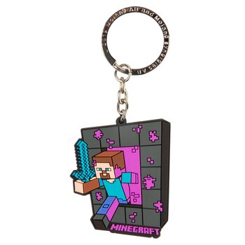 Porta-chaves Minecraft - Craftable Portal Steve